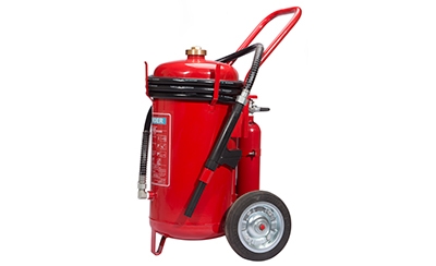 Dry Powder Fire Extinguisher on Trolley